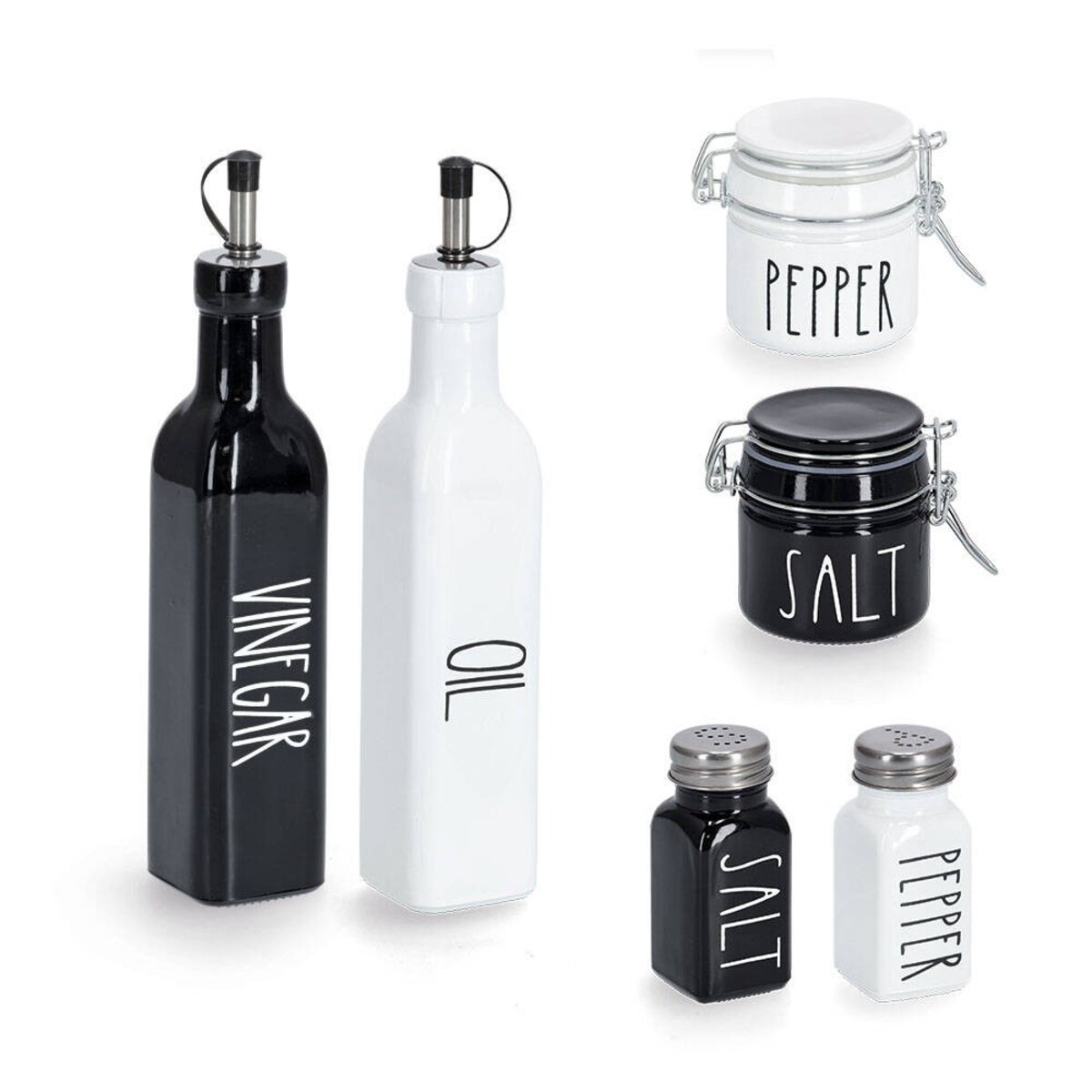 Solniczka MAKEDO SALT czarna z nakrętką 80 ml