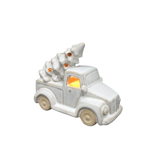 SANTA LILA Figura auto 13,3x6,3xh10,2cm