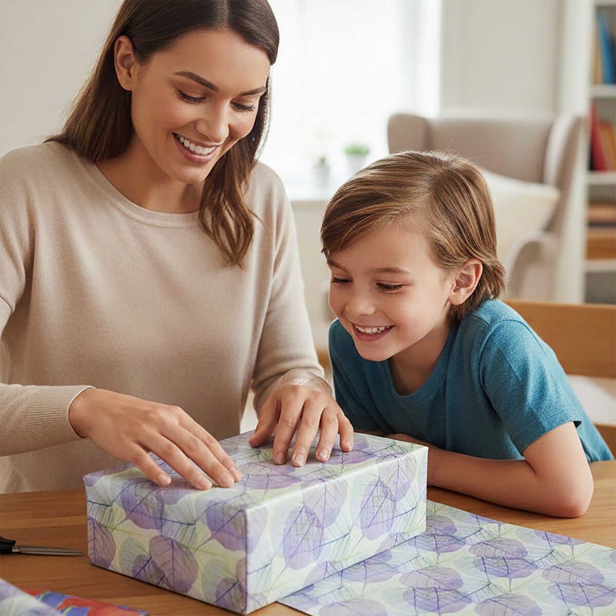 Papier do pakowania prezentów 20 METRÓW MEGAROLKA Ozdobny Do Paczek Szwedzka Jakość