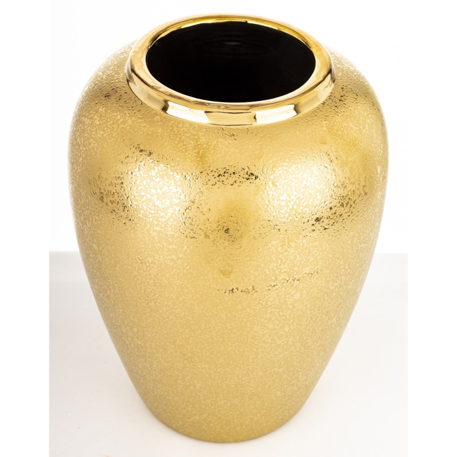 Wazon ceramiczny 28x18x18 cm MEEKE złoty