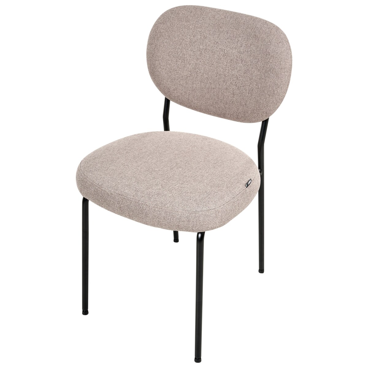 Zestaw 2 krzeseł do jadalni LOLETA Jasnobrązowy