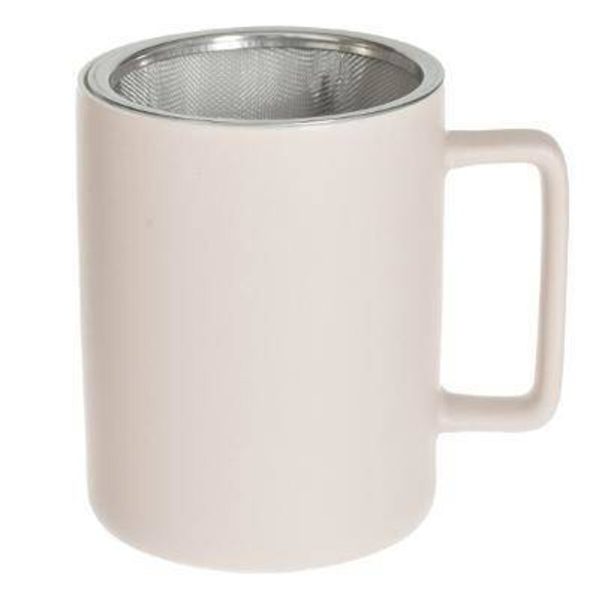 Kubek z zaparzaczem i pokrywką NATURE, 400 ml