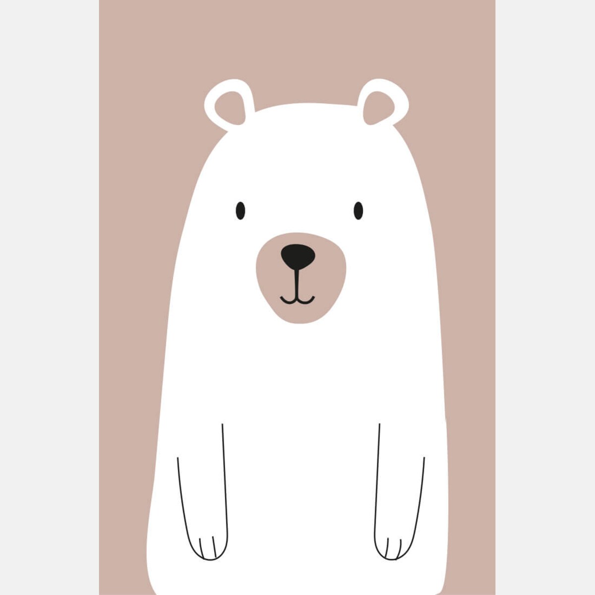 Plakat dla dzieci Miś boho 50x70