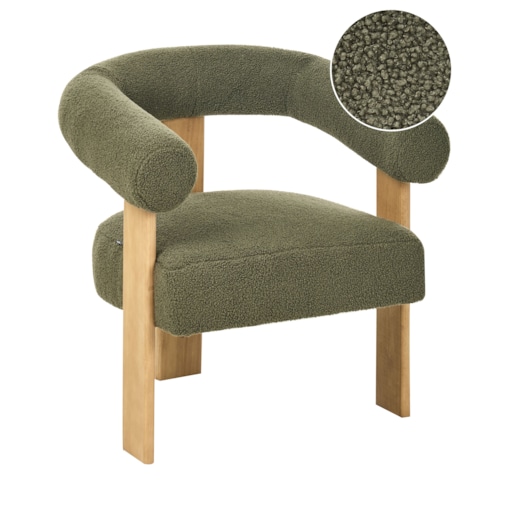 Fotel ILBRO Boucle Zielony