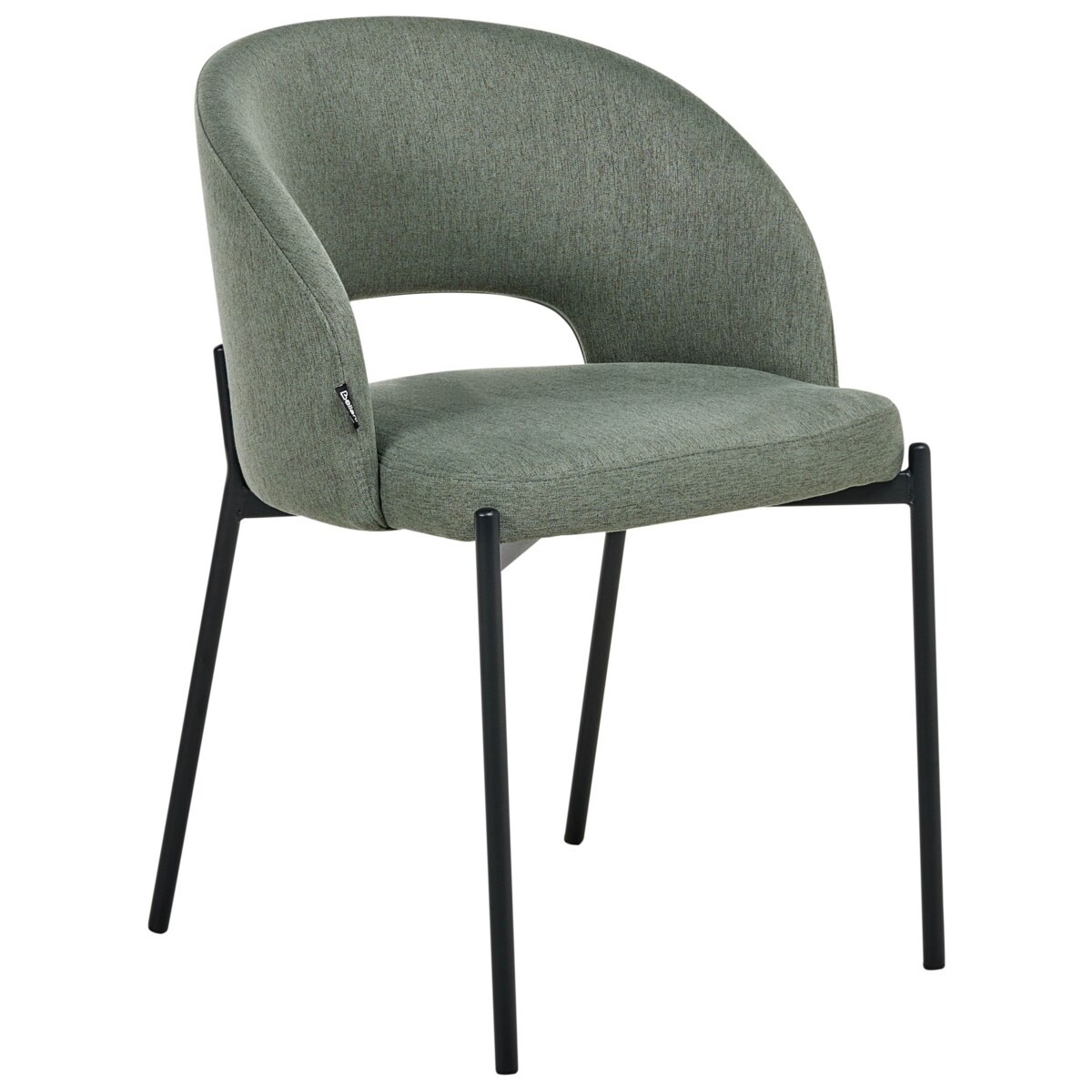 Zestaw 2 krzeseł do jadalni PENNY Ciemnozielony