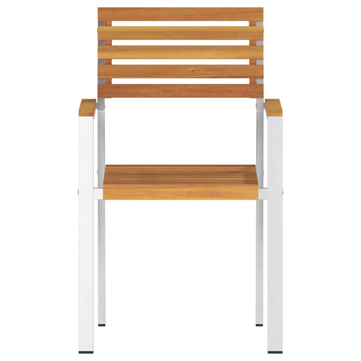 vidaXL KrzesłoOgrodowe 2 pcs Brązowy 56x54,5x87cm DrewnoAkacjowe