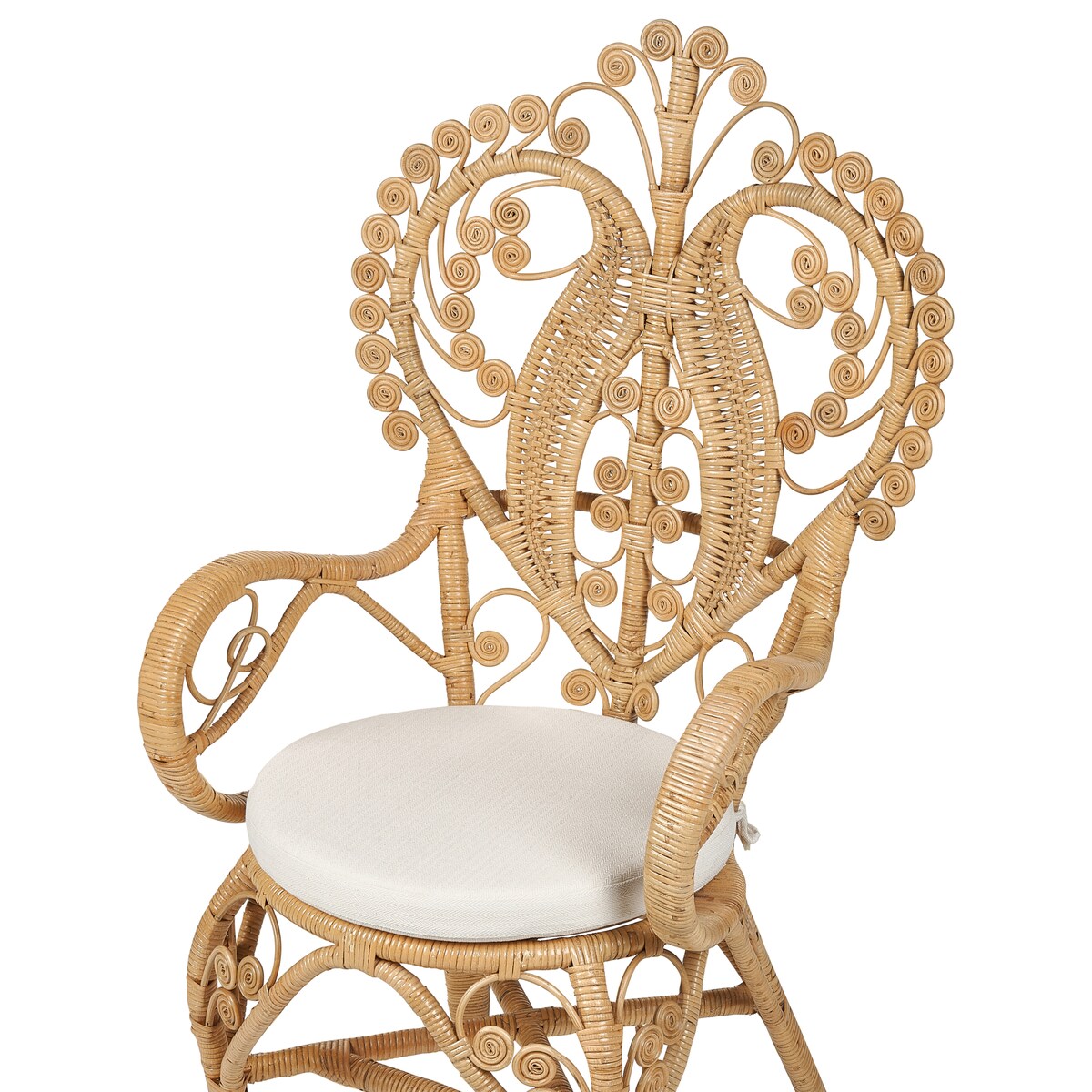 Fotel paw CARRARA Rattan Naturalny
