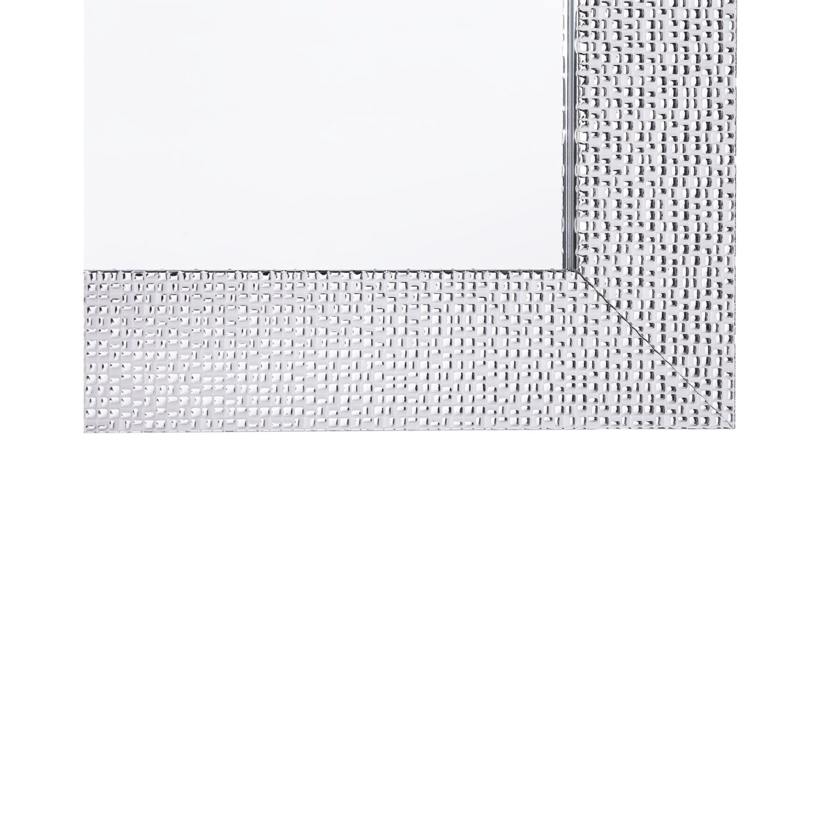 Lustro ścienne 61 x 91 cm srebrne MERVENT