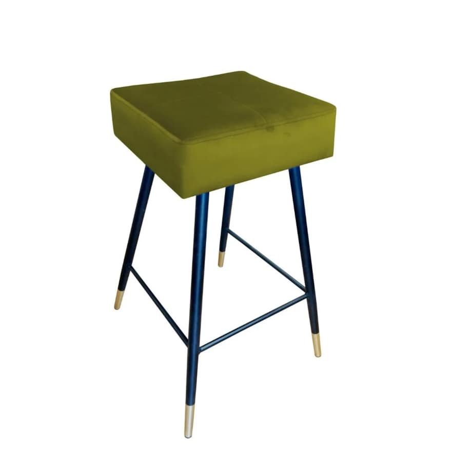 Hoker niski OLIMP BL VELVET GOLD oliwkowy