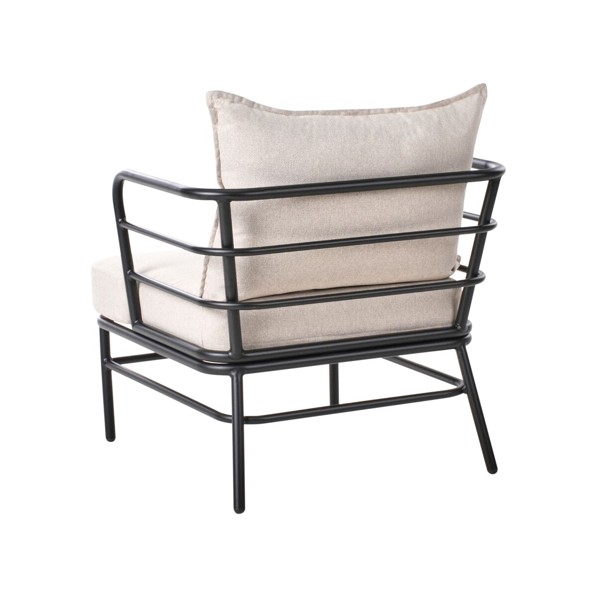 Zestaw ogrodowy dla 5 osób PONZONE Metal Jasnobeżowy