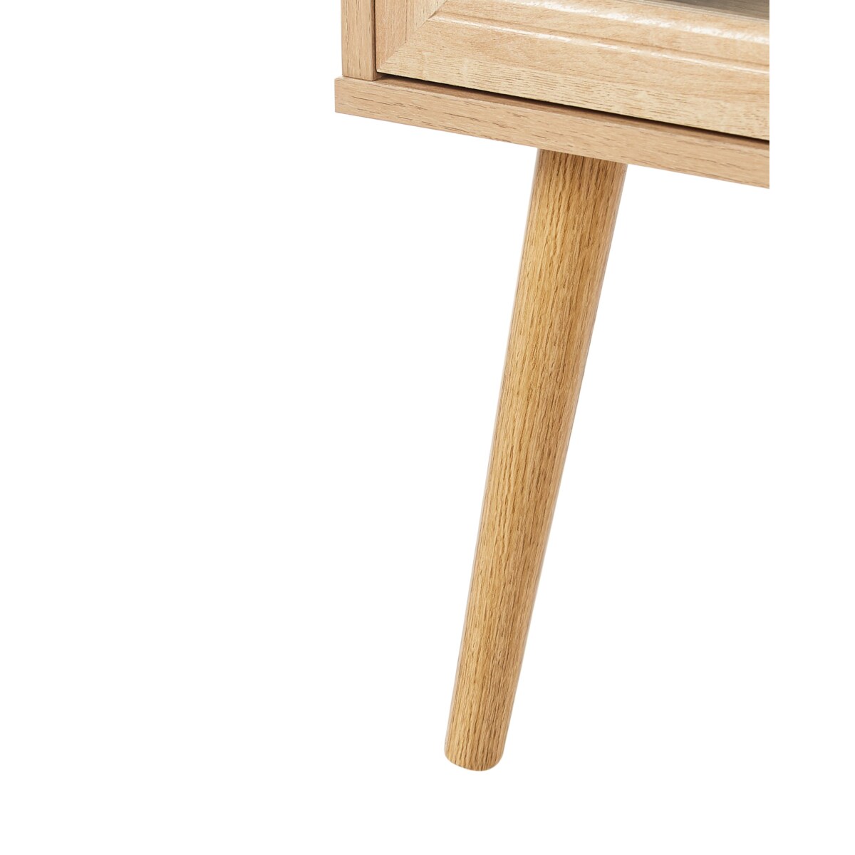 Komoda dwudrzwiowa ALBANY 80 cm 40 cm Jasnobrązowy