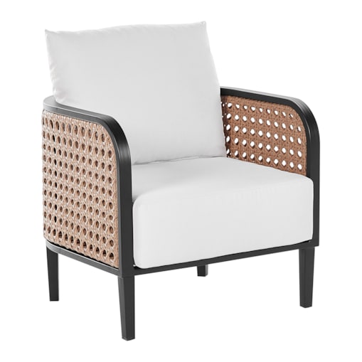 Fotel ogrodowy złamana biel MONTEFALCO