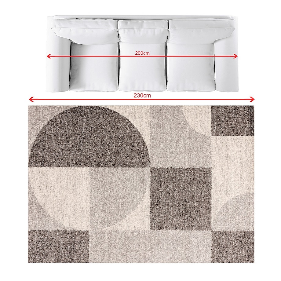 Dywan Casino light grey/cream 160x230cm, 160 x 230 cm