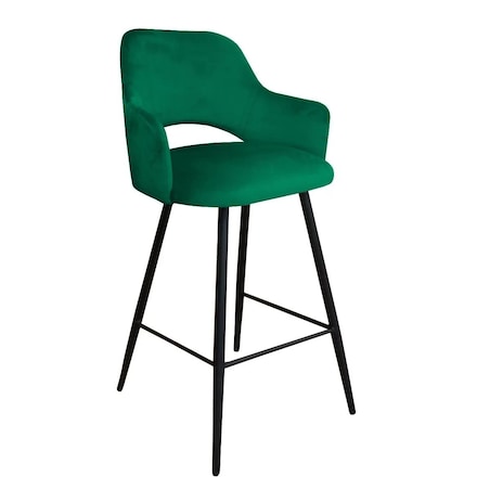 Hoker niski NAPO VELVET zielony