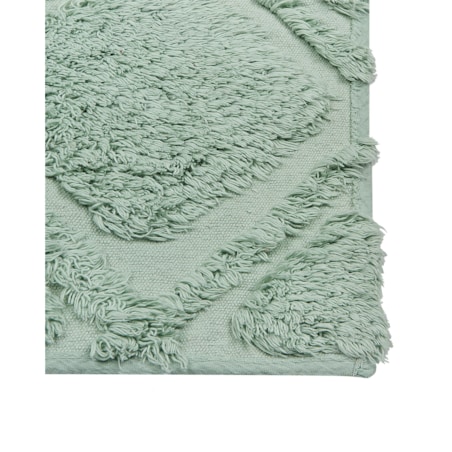 Dywan bawełniany 160 x 230 cm zielony HATAY