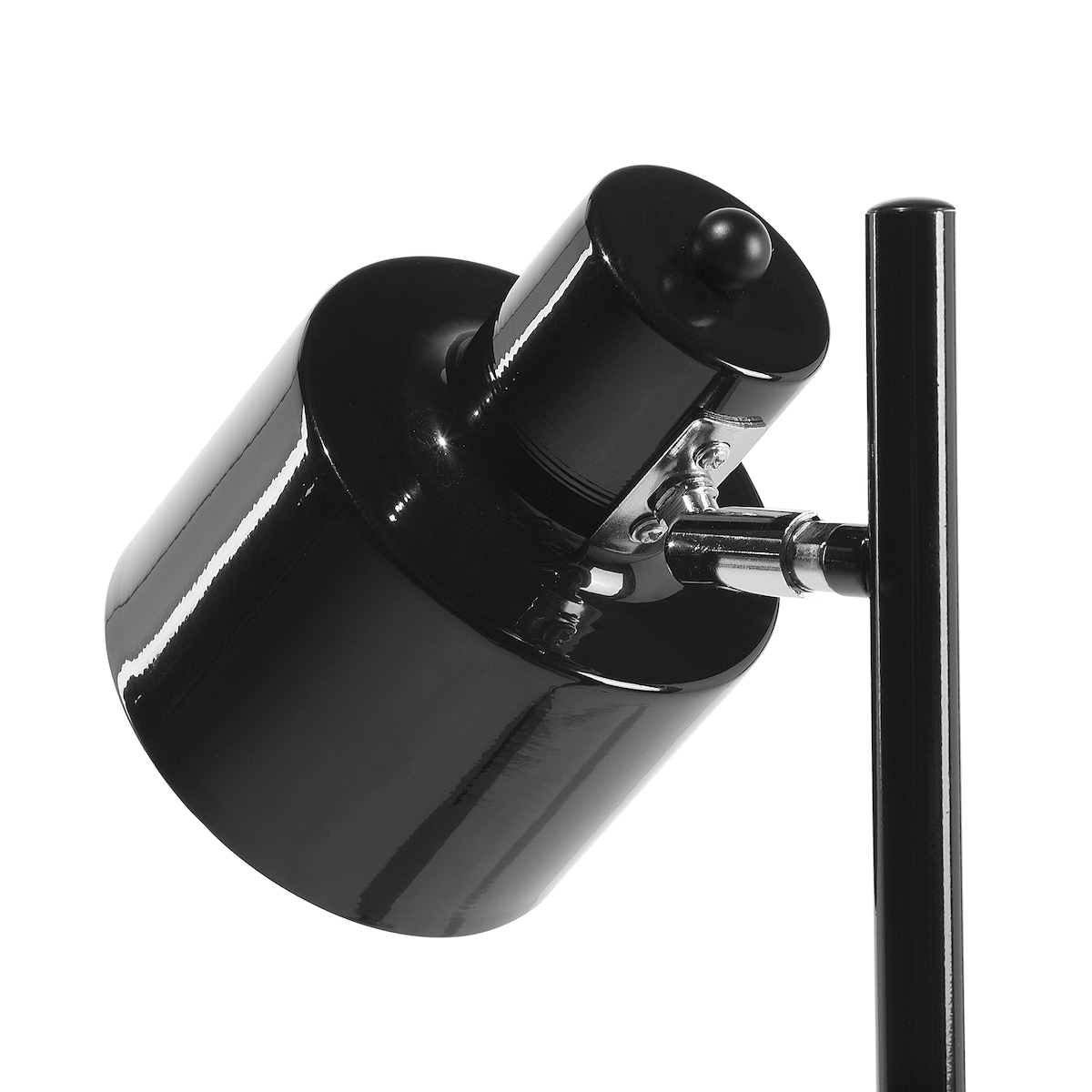 Lampa podłogowa CORBONES Regulowana Metal Czarny