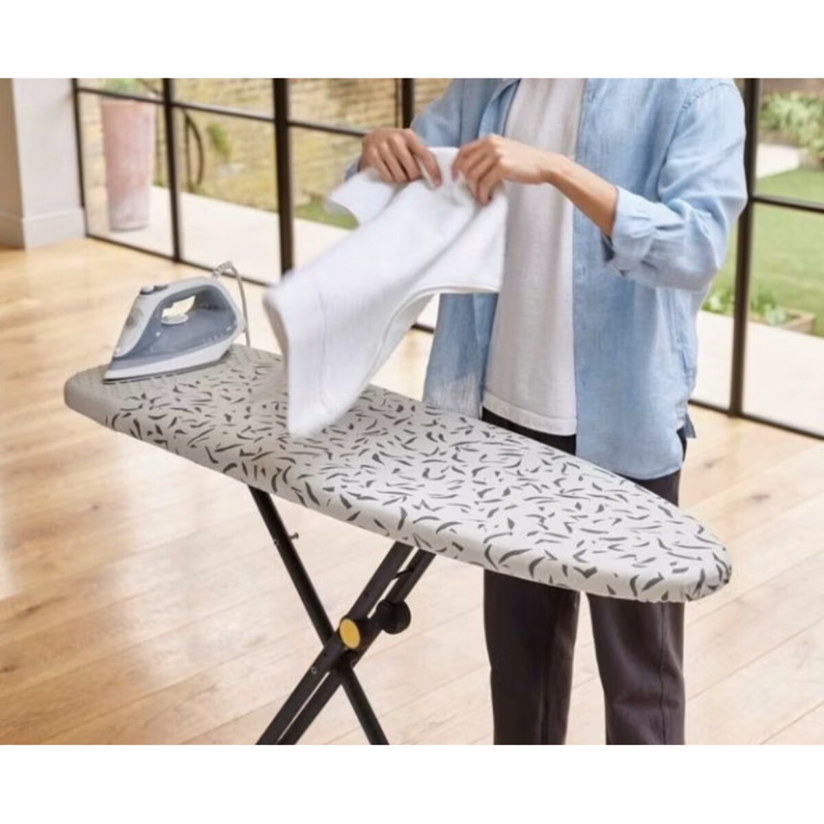 Deska do prasowania ecru Glide Plus, 136 x 38 x 8.5 cm, Joseph Joseph