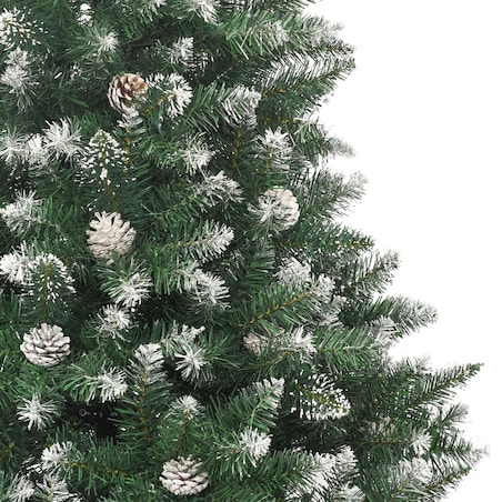 vidaXL Sztuczna choinka ze stojakiem, 240 cm, PVC