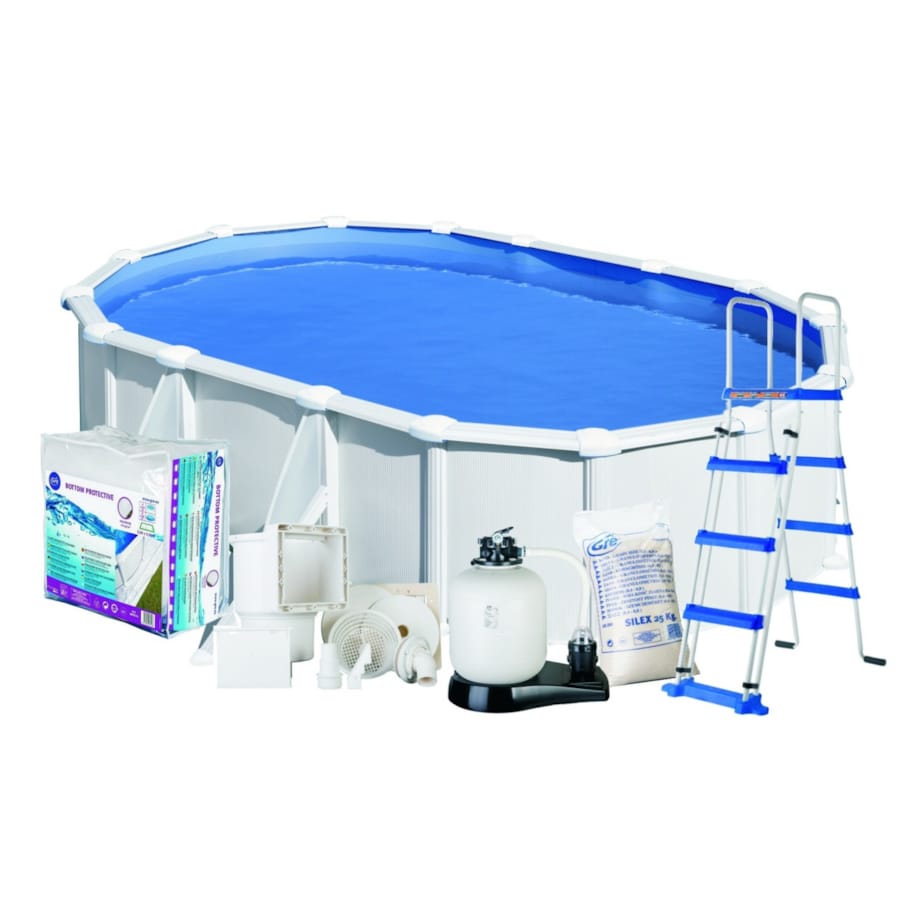 Basen ogrodowy stalowy Atlantis 610x375x132cm GRE