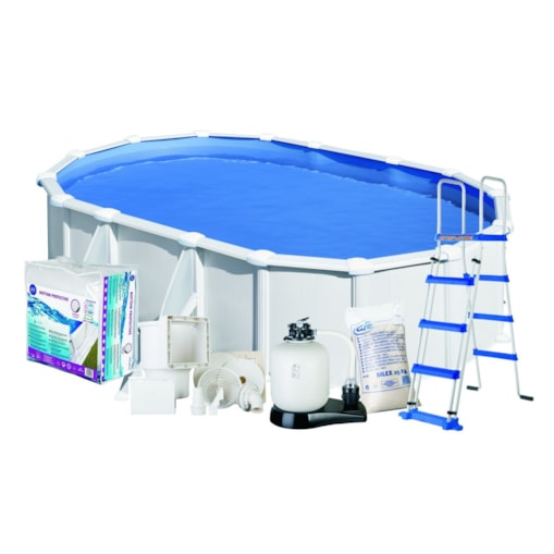 Basen ogrodowy stalowy Atlantis 610x375x132cm GRE