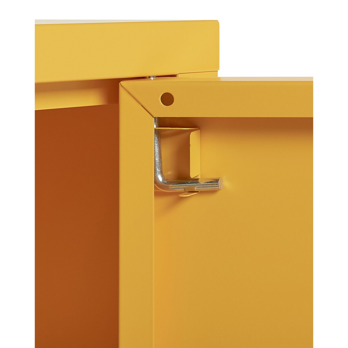 Szafka dwudrzwiowa metalowa żółta URIA