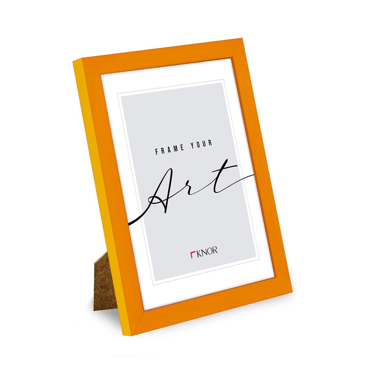 Ramka pomarańczowa, 10x15 cm, ramka na zdjęcie, Knor - pomarańczowe ramki do zdjęć i plakatów, ramki dla dzieci, neon