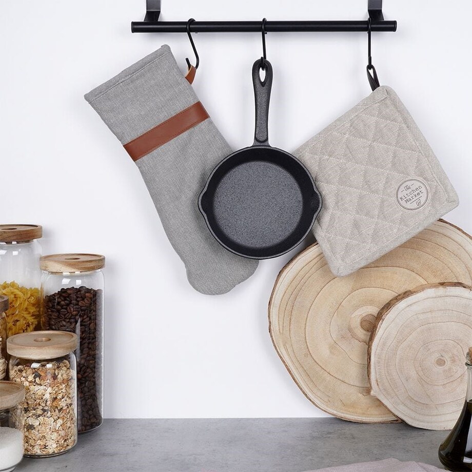 Patelnia Żeliwna Okrągła Talerz Żeliwny na Kuchenke Grill Ognisko 16 cm