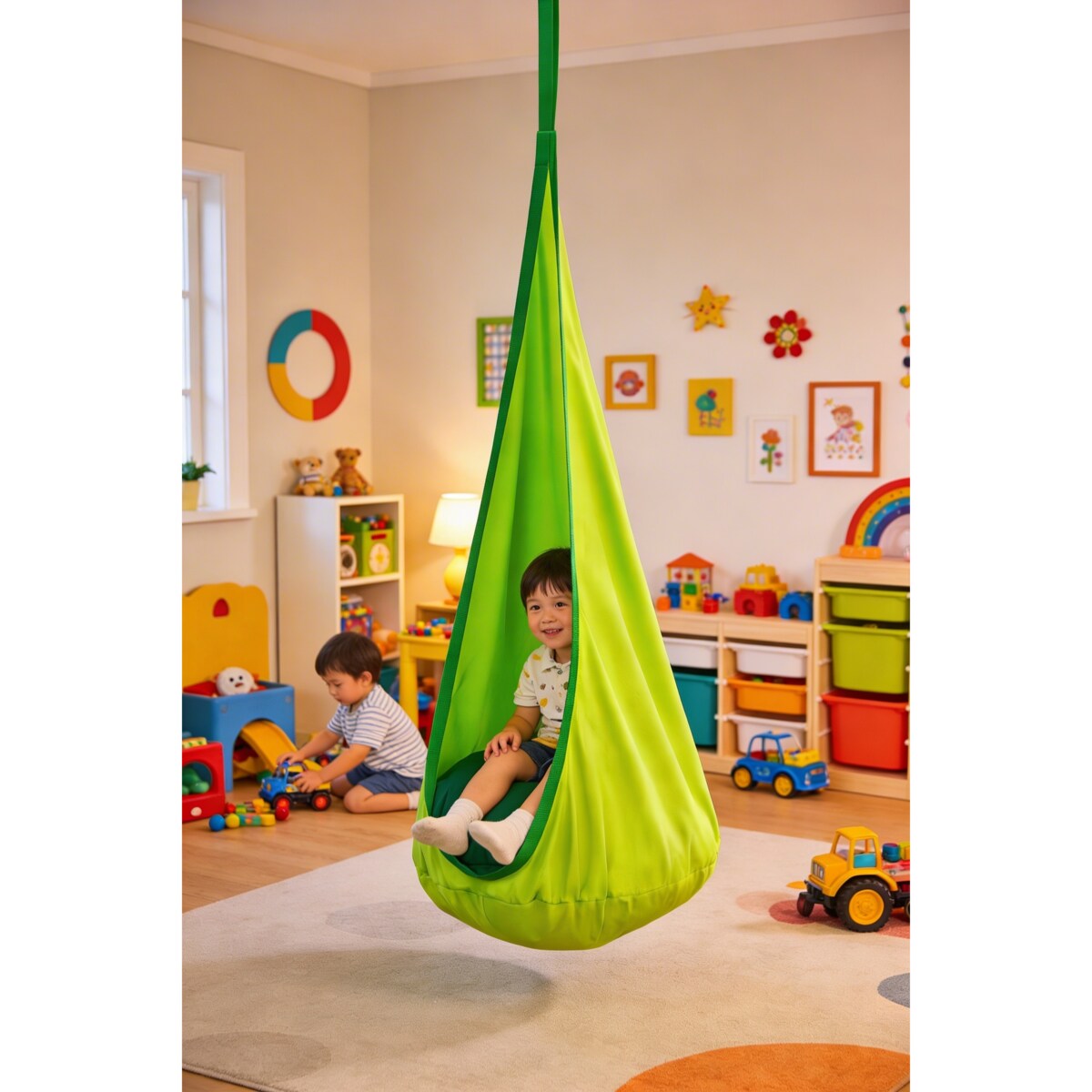 Hamak JUMI huśtawka kokon dla dzieci krzesło wiszące