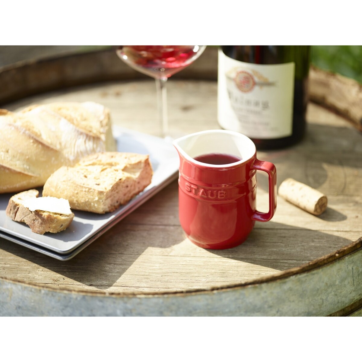 Dzbanuszek do mleka Staub - 250 ml, Czerwony