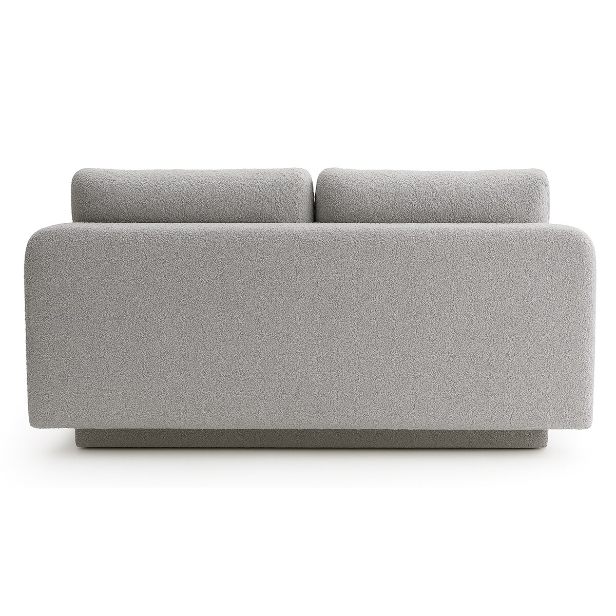 Kanapa Nowoczesna MAJA z funkcją spania w tkaninie boucle - jasny szary