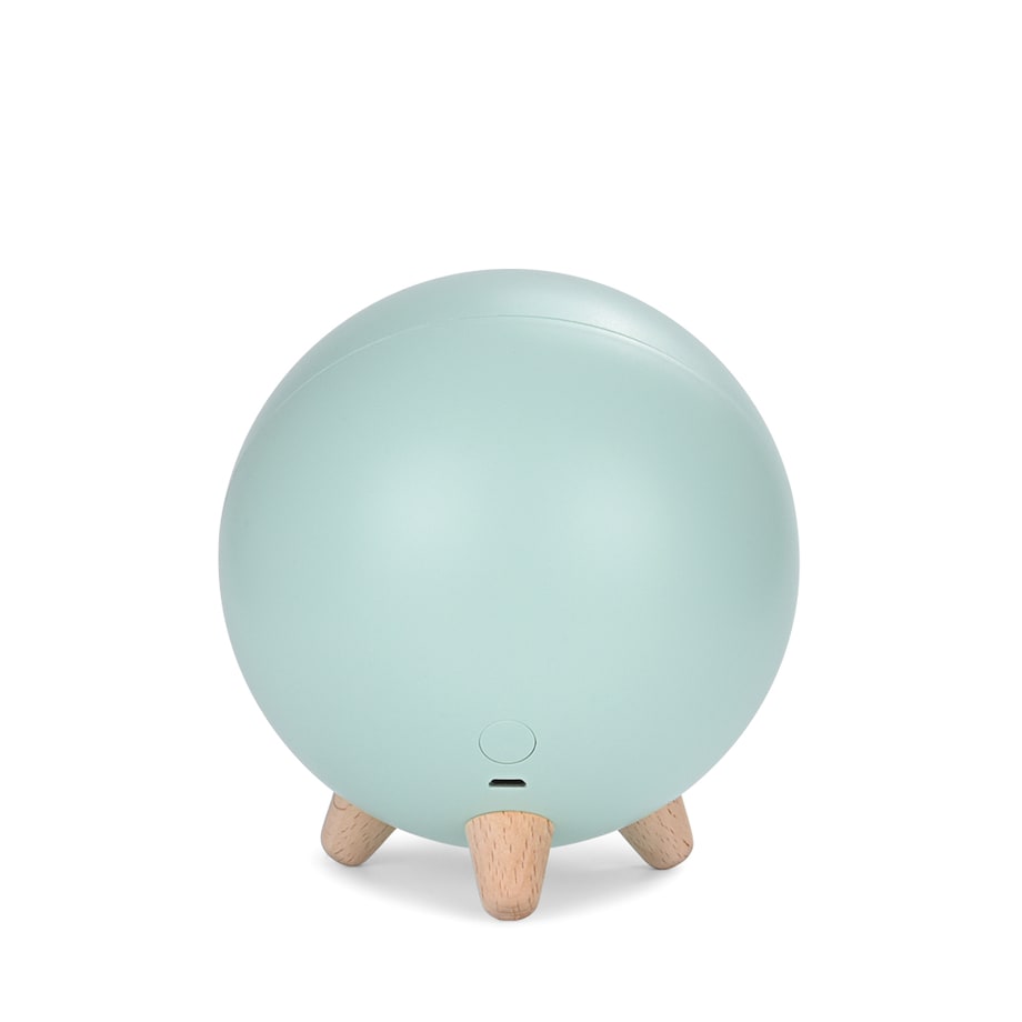 Lampka nocna z kotkiem seledynowa