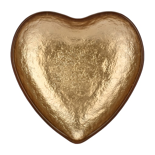 RITUALI DOMESTICI NEIMIEIPENSIERI Mały talerz serce złoty 14 cm