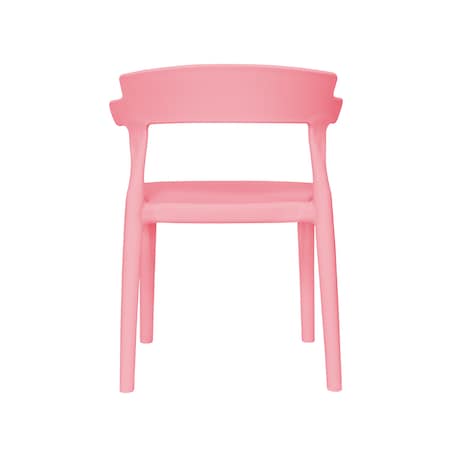 Krzesło dla dzieci różowe plastikowe stabilne dziecięce