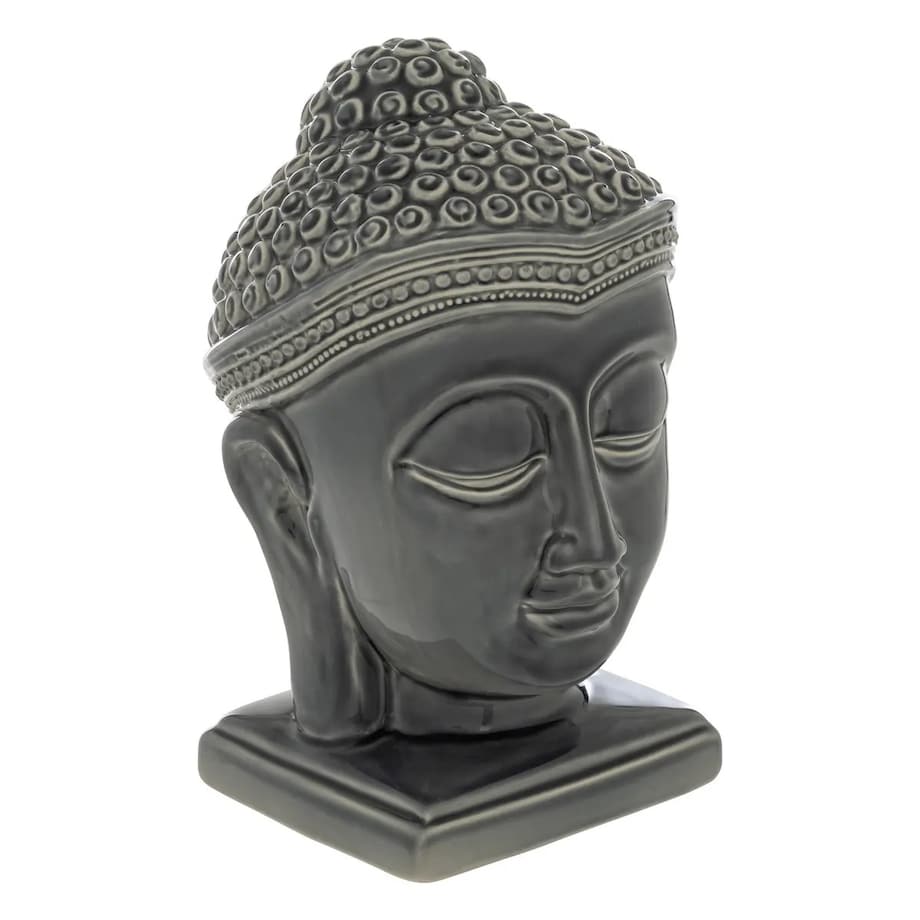 Figurka ceramiczna Buddha 22,5 cm szara