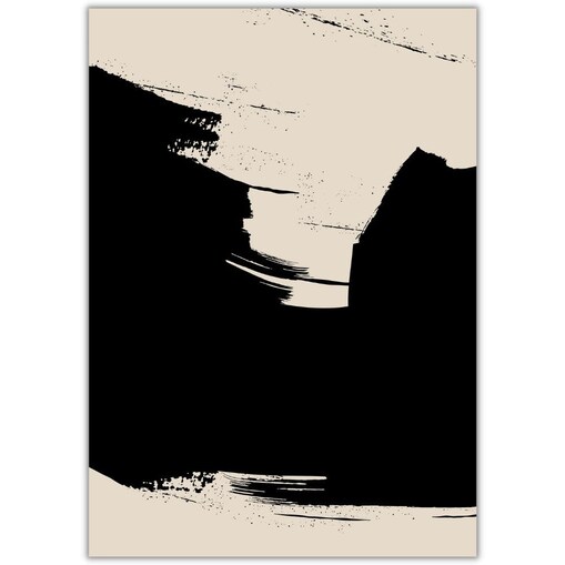 plakat black abstract 3 50x70 cm