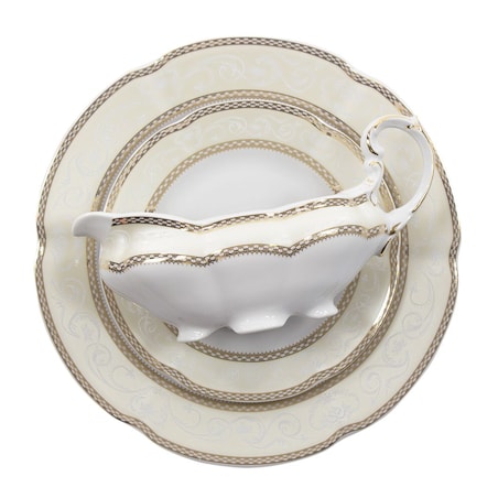 Zestaw talerzy dla 6 osób 18 el. Bolero Vienna Złota E363