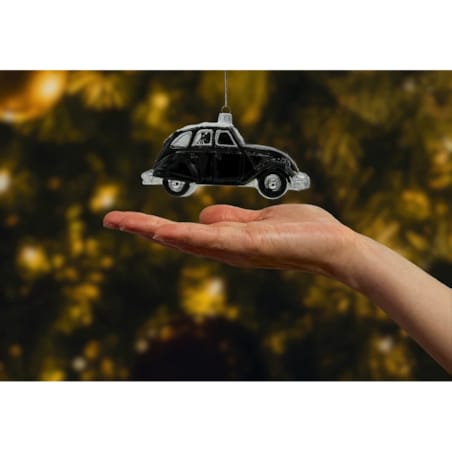 Bombka choinkowa: Samochód Citroen 2CV: czarny