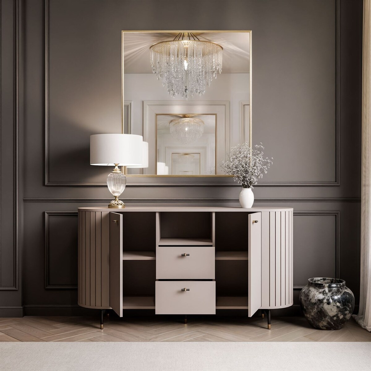 Komoda ELODIE 150 2D2S kaszmir