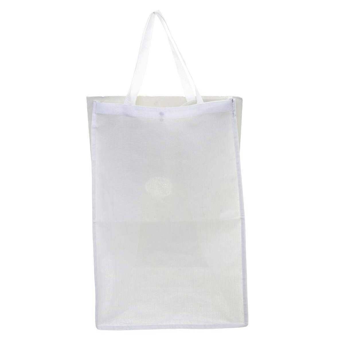 Kosz na pranie podwójny, 2-komorowy bambusowy, SICELA