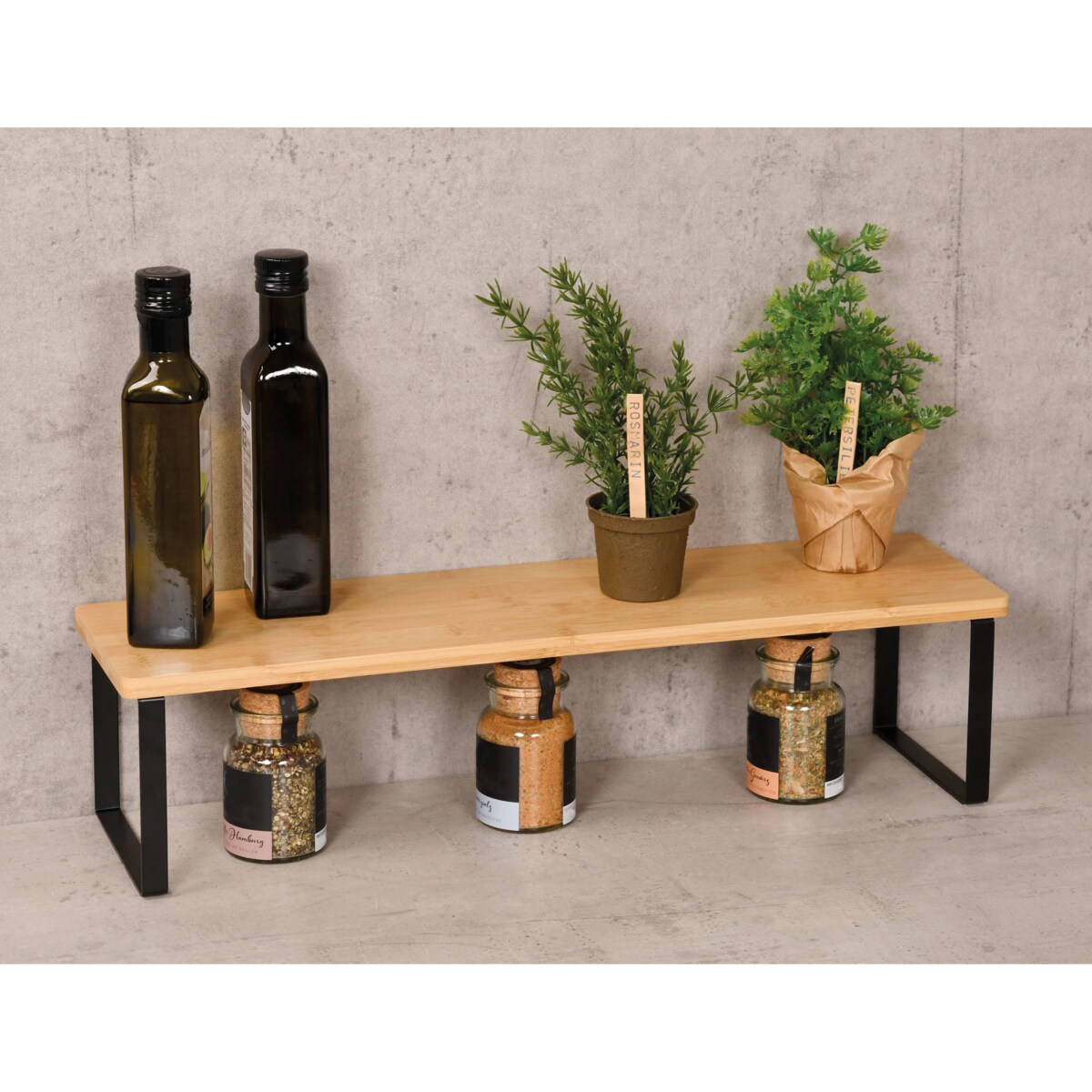 Bambusowa półka kuchenna na blat, 55 x 15 cm, Kesper