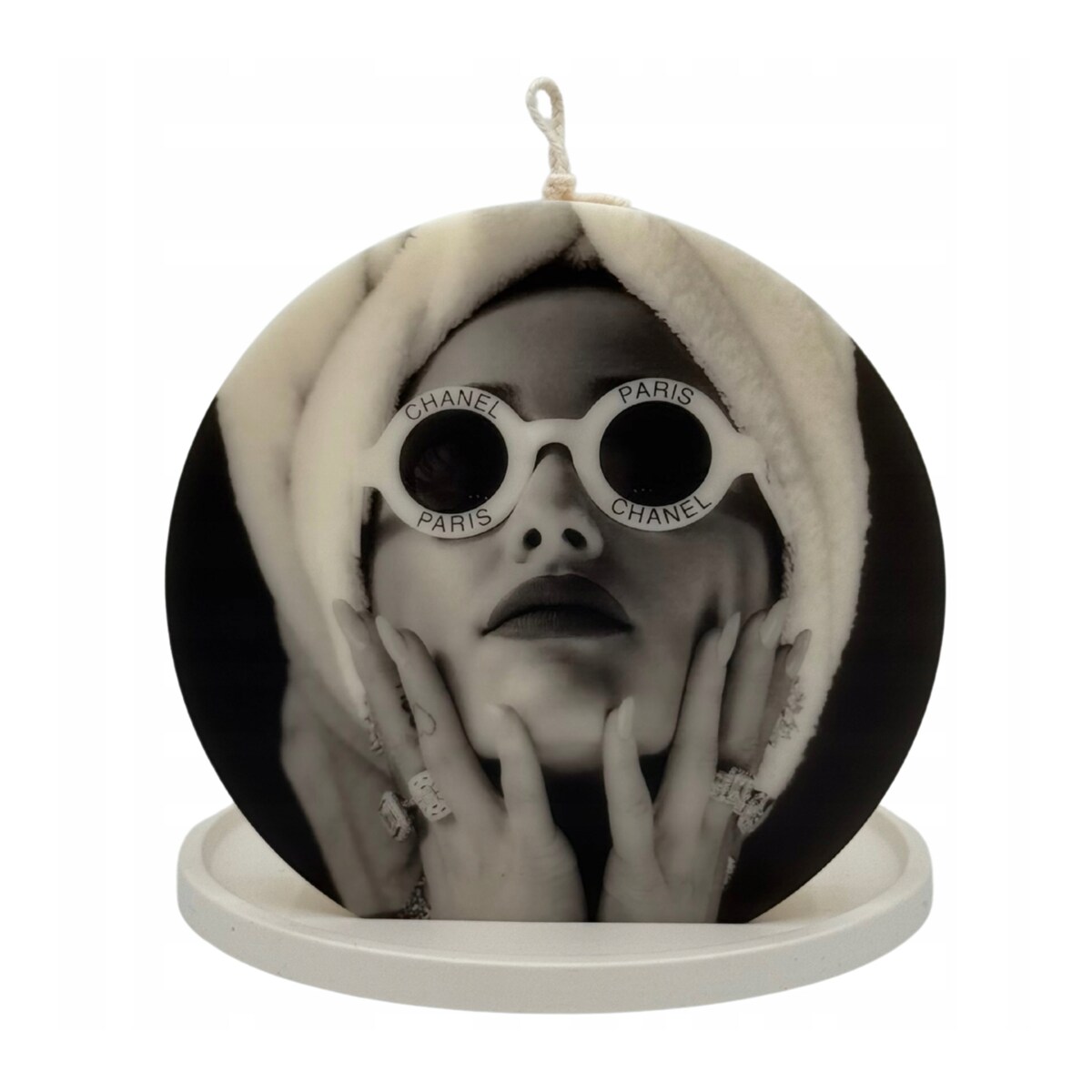 Świeca Rękodzieło Dekoracyjna Sojowa Świeczka na Prezent dla Kobiety Żony