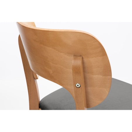 KONSIMO LYCO loftowe krzesła 2 sztuki szare