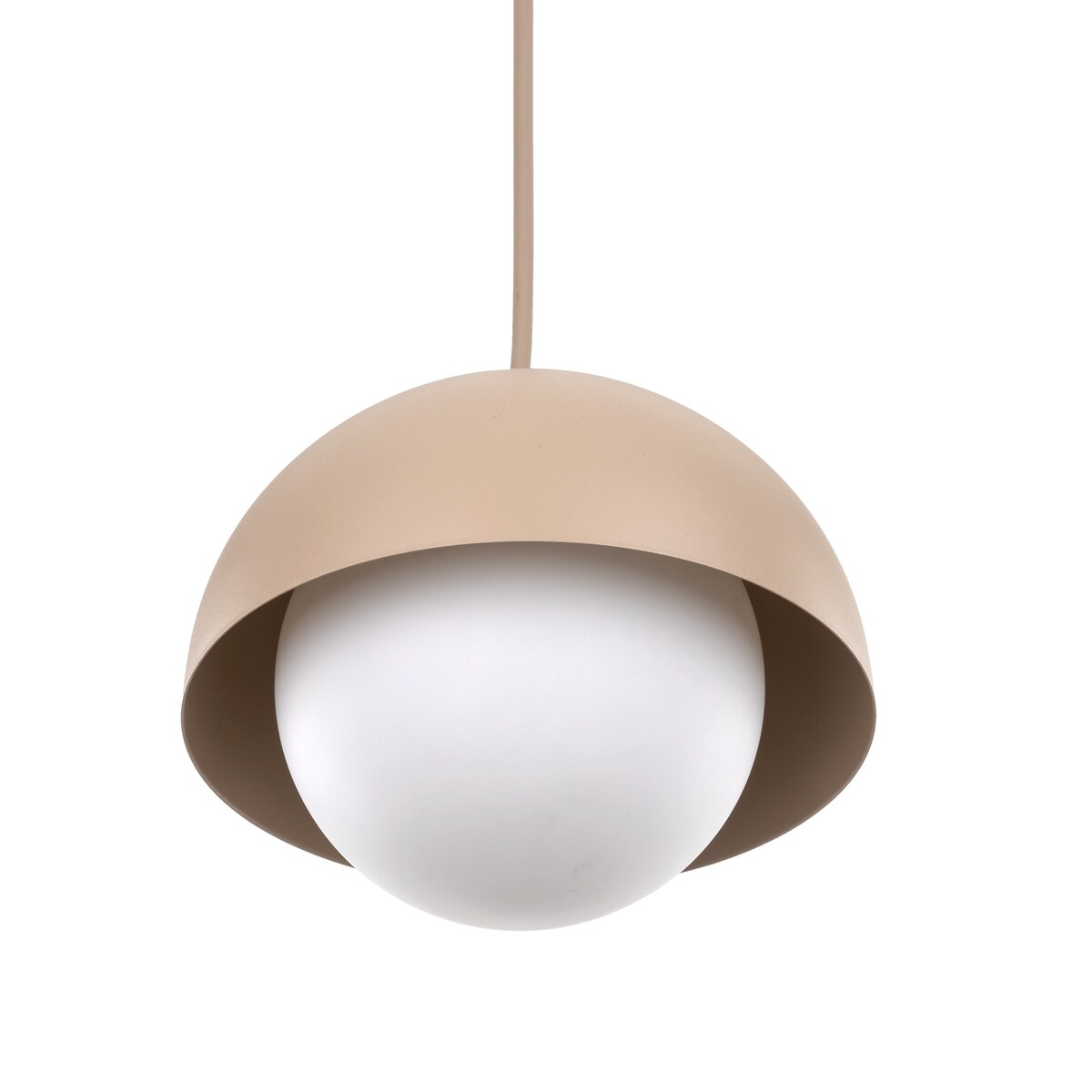 Lampa wisząca TK Lighting BONO SABIA 10644 beżowa G9 LED regulowana wysokość do salonu i jadalni