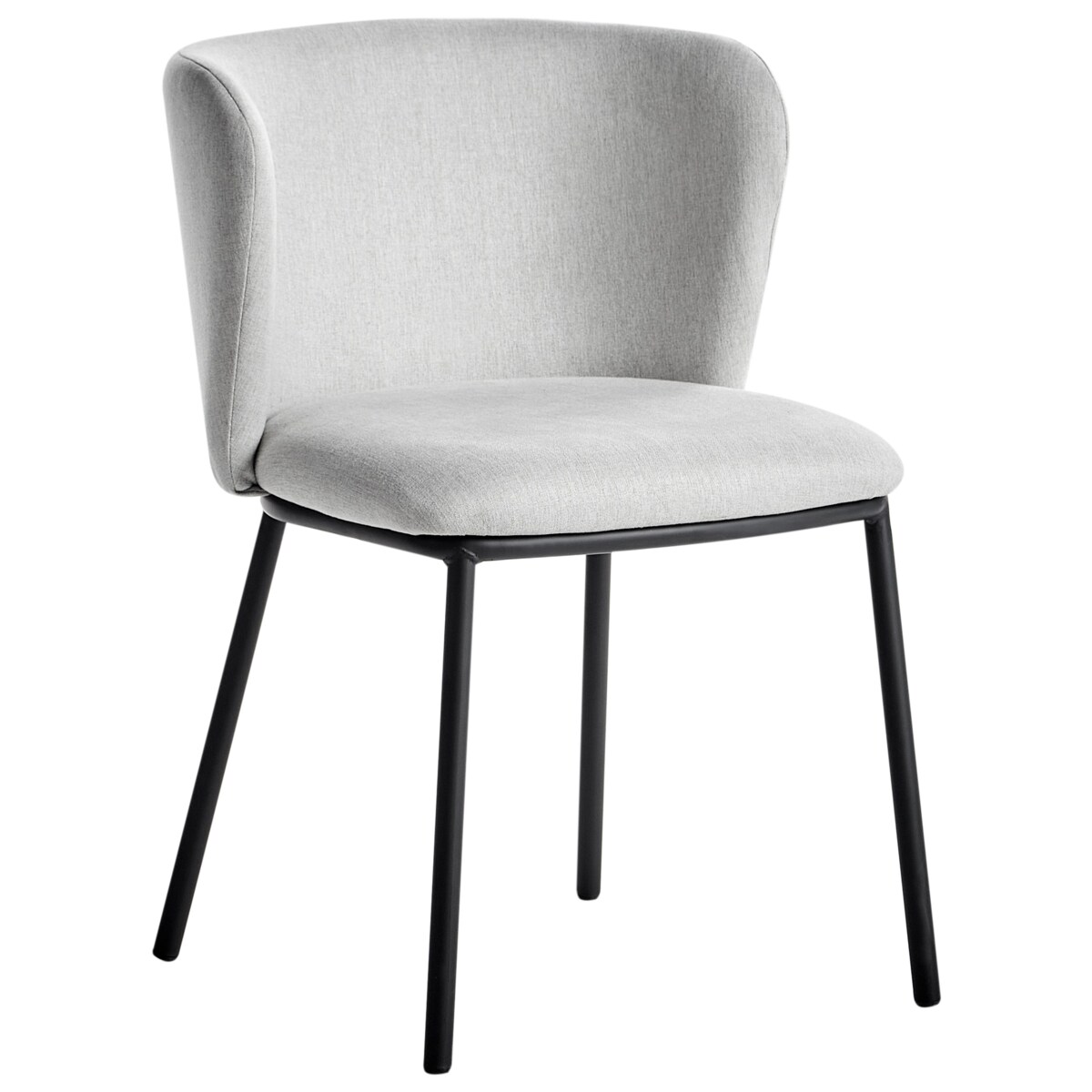 Zestaw 2 krzeseł do jadalni MINA Jasnoszary