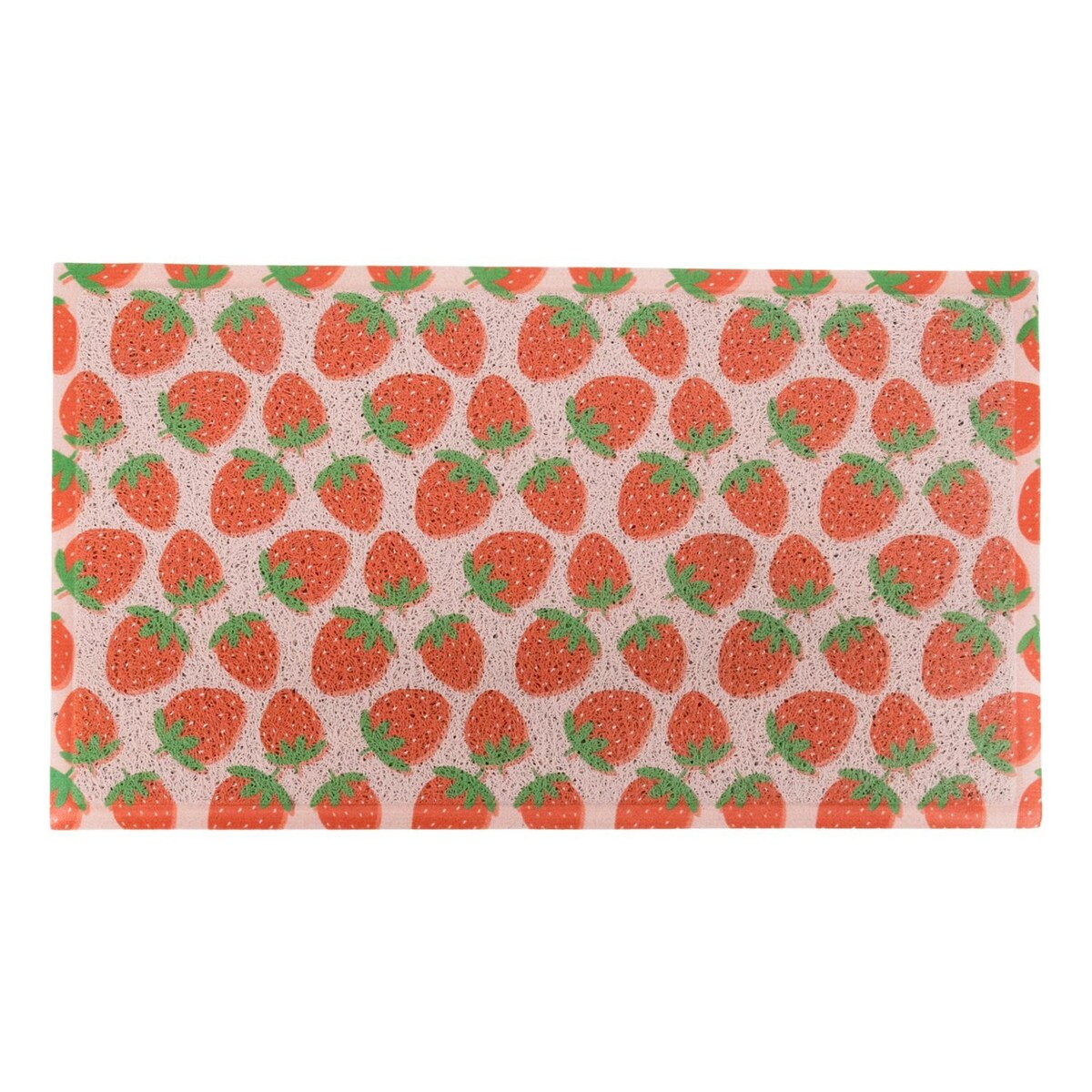 Wycieraczka z wzorem truskawek - (70 x 40 cm)