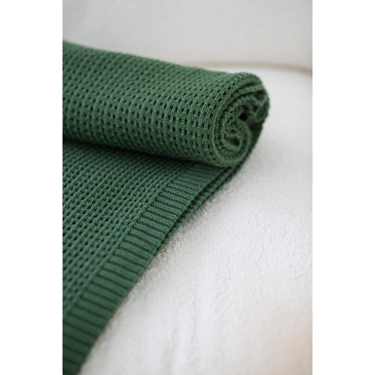 Pled boho zielony, 130 x 160 cm, La Manta