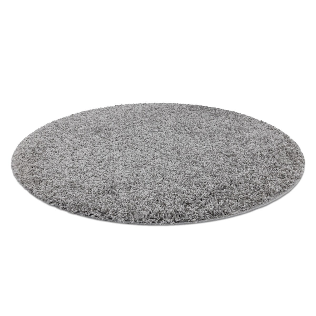 Dywan SOFFI koło shaggy 5cm szary koło 100 cm