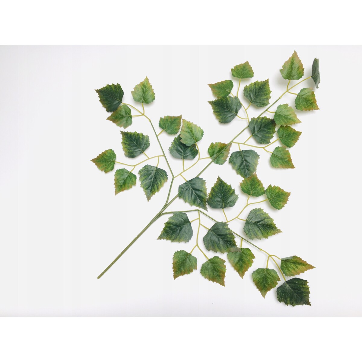 LIŚCIE DO stroika wiązanki gałązka BRZOZA łodyga dodatek DEKORACJA sztuczna