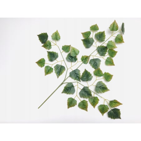 LIŚCIE DO stroika wiązanki gałązka BRZOZA łodyga dodatek DEKORACJA sztuczna