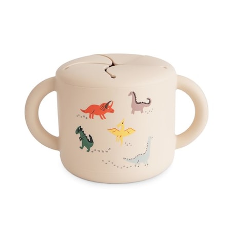 Mushie Kubek na Przekąski dla Dzieci 400 ml Dino